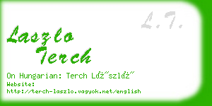 laszlo terch business card